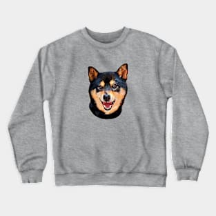 Shiba Inu black and tan dog Crewneck Sweatshirt